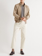 BARACUTA - G9 Linen Harrington Jacket - Neutrals