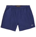 Ermenegildo Zegna - Wide-Leg Mid-Length Swim Shorts - Blue