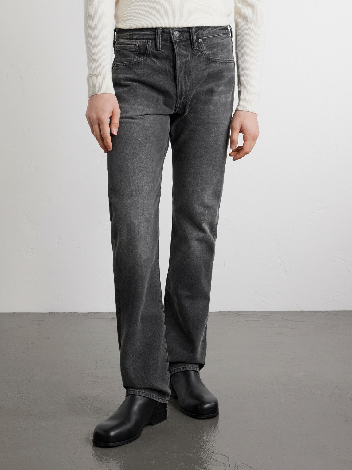 RRL - Straight-Leg Jeans - Black