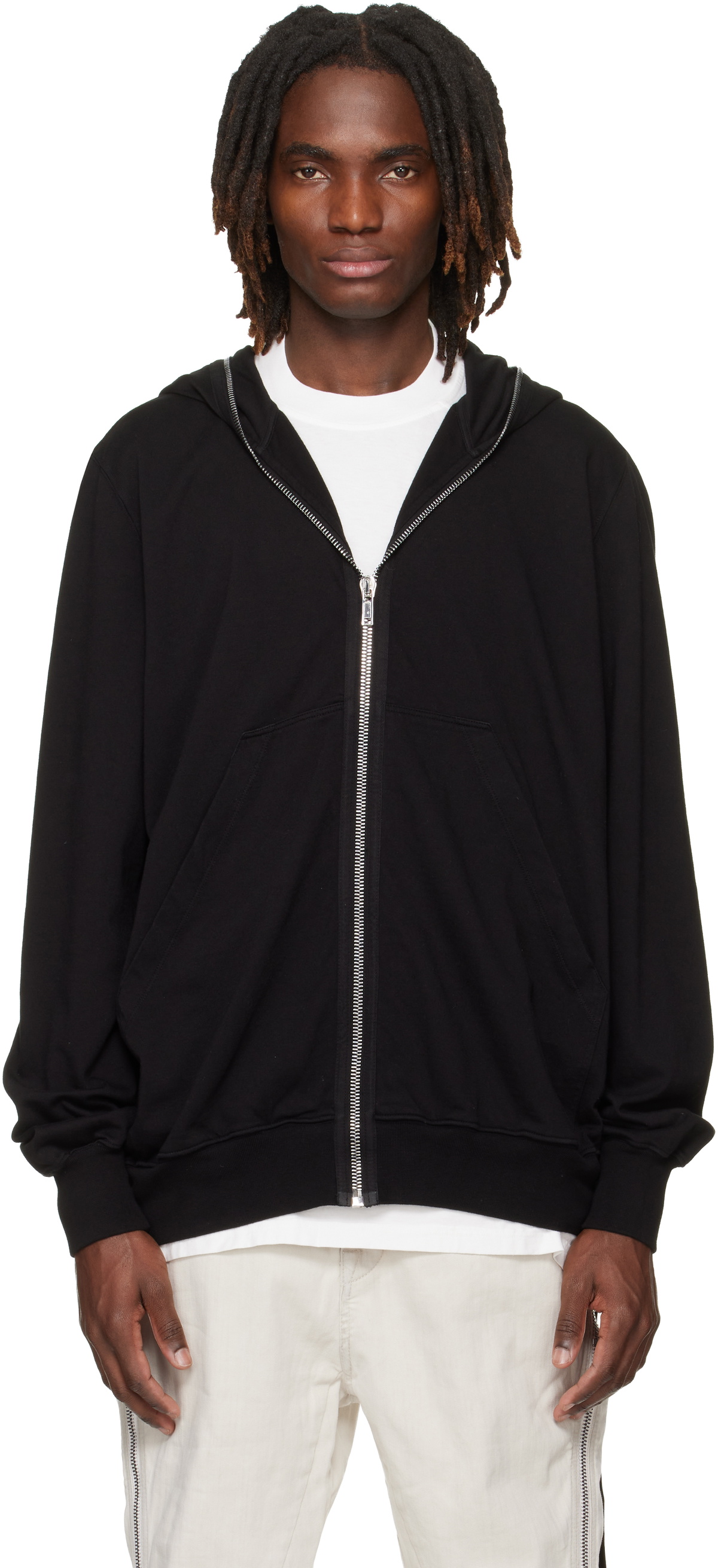 Rick Owens DRKSHDW Black Hustler Hoodie Rick Owens Drkshdw