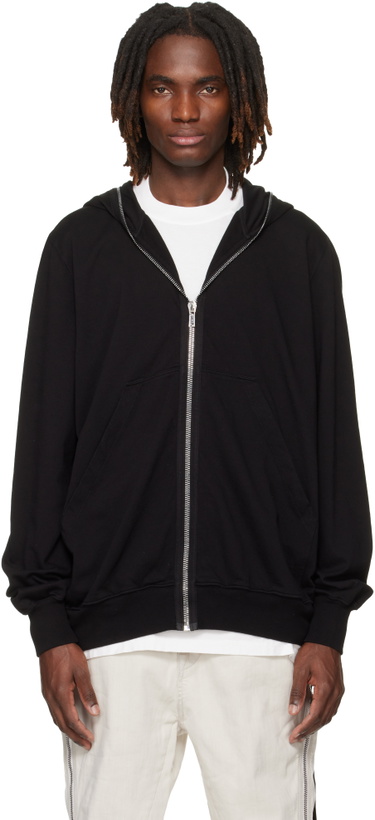 Photo: Rick Owens DRKSHDW Black Temple Jumbo Hoodie