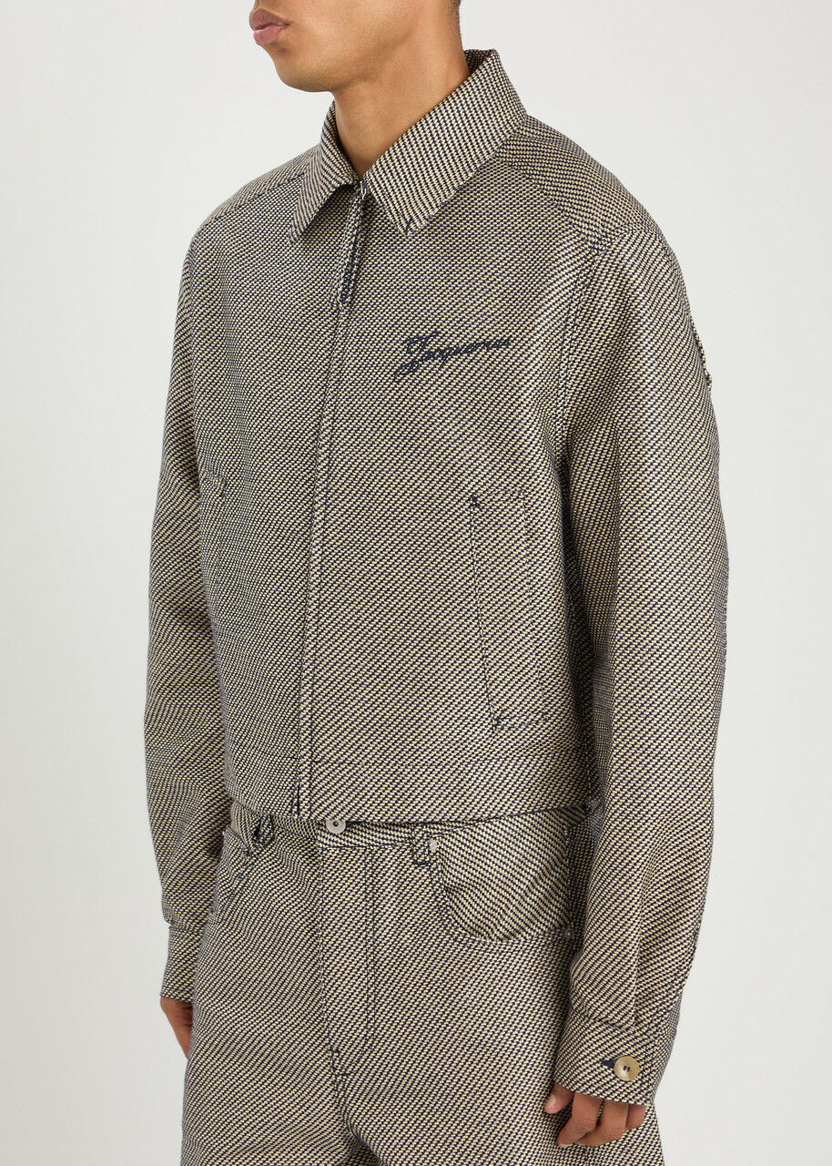 Jacquemus La Veste De-nîmes Canevas Canvas Jacket Navy