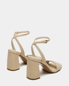 Steve Madden Messa Heels in Natural Raffia