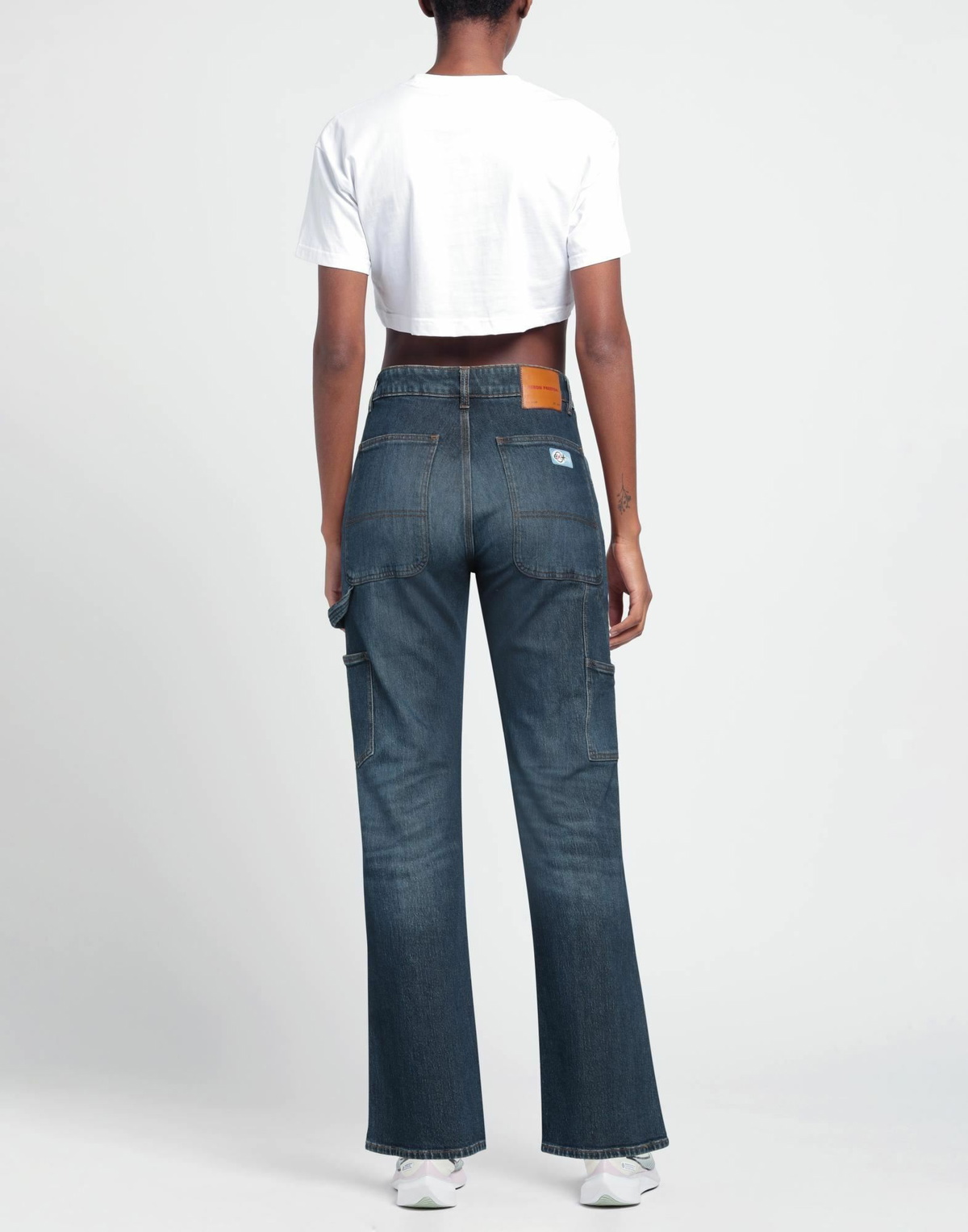 Heron Preston Womens Jeans in Blue