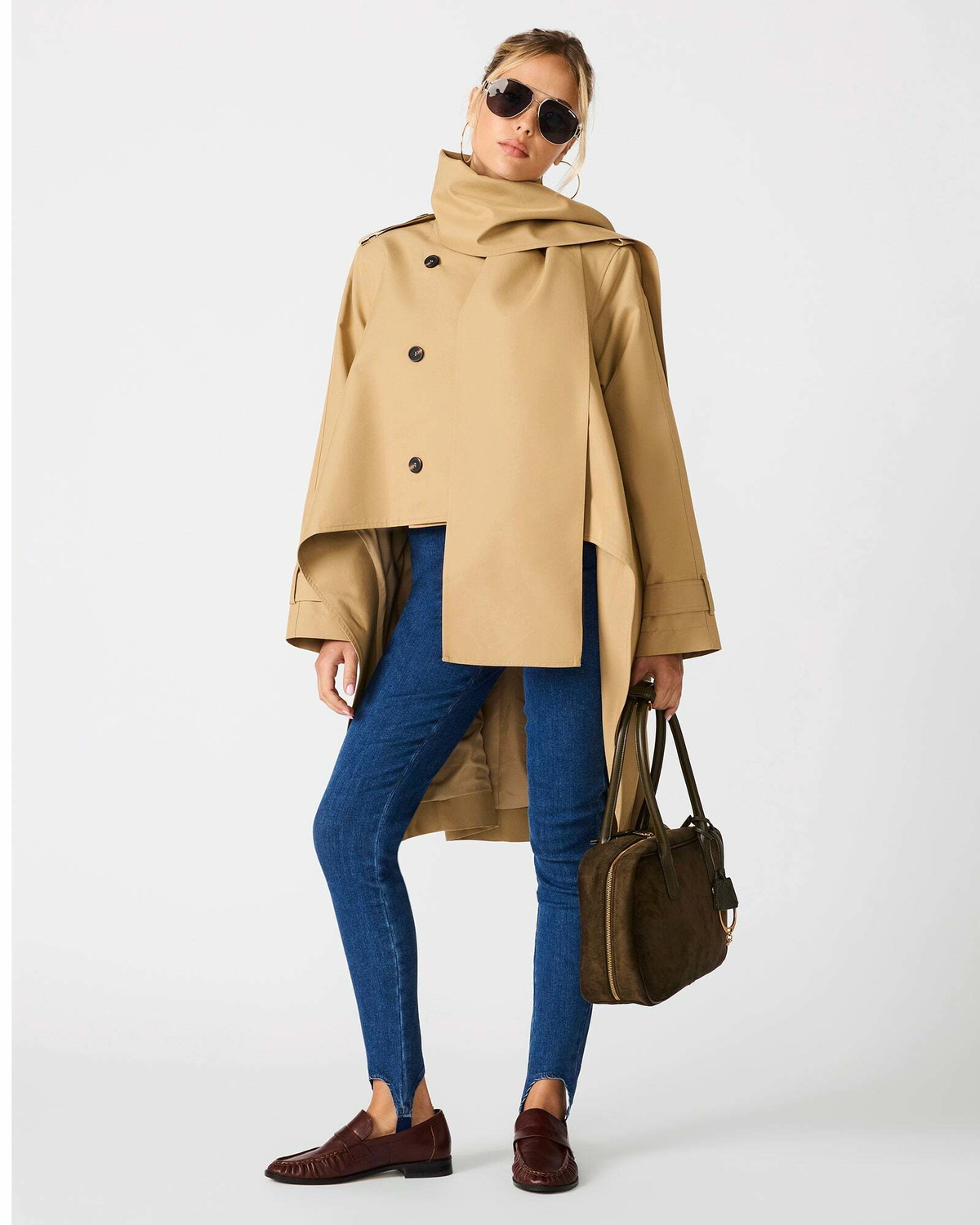 Steve Madden Caspian Jacket in Khaki