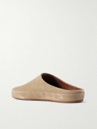 Loro Piana - Tomori Suede Mules - Brown