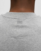 Ami Paris Ami De Coeur T Shirt Grey - Mens - Shortsleeves