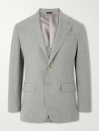 Thom Sweeney - Wool, Silk and Linen-Blend Blazer - Green
