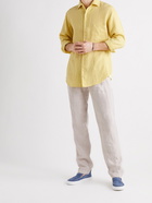 LORO PIANA - Linen Shirt - Yellow