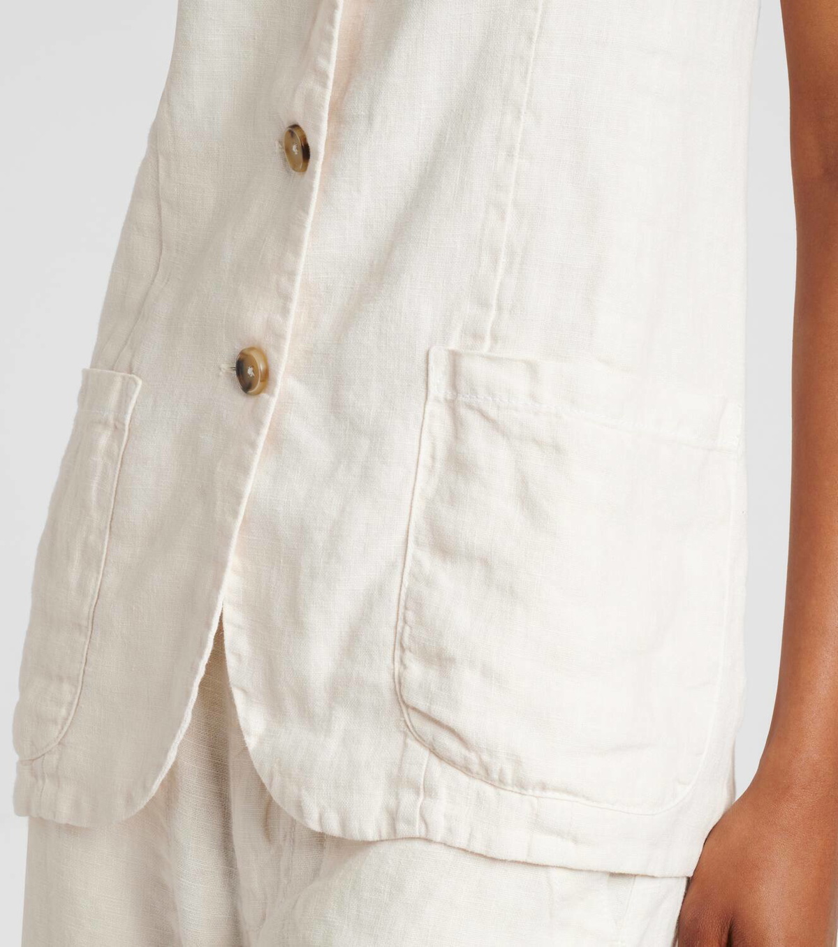 Velvet Acie linen vest