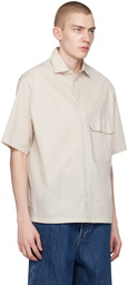 Emporio Armani Beige Pocket Shirt