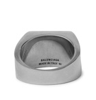 Balenciaga - Burnished Silver-Tone Ring - Silver