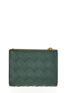Bottega Veneta Small Intrecciato Bi Fold Zip Wallet