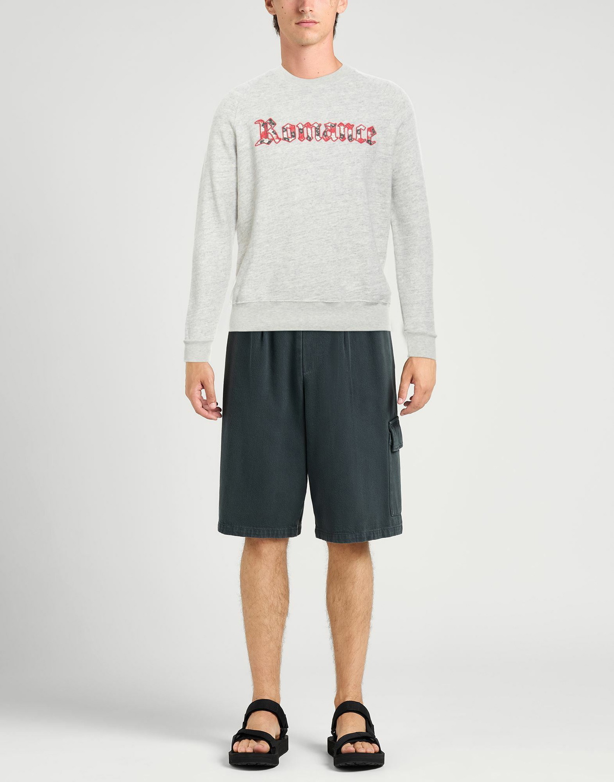 Maison Kitsuné Mens Sweatshirt Light in Grey