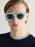 CELINE - Oval-Frame Acetate Sunglasses