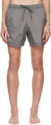 Hugo Gray Quick-Dry Swim Shorts