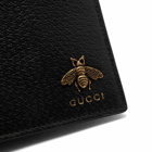 Gucci Men's Bee Logo Wallet in Black 