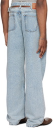 Y/Project Blue Y Belt Jeans