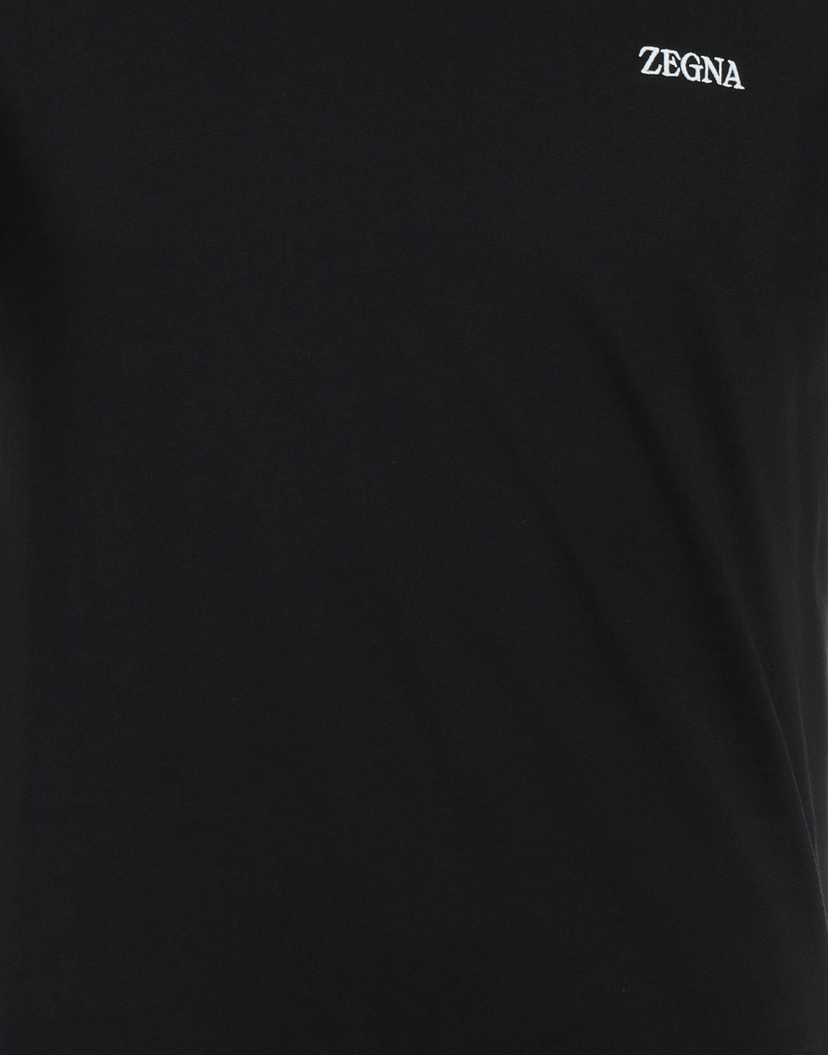 Zegna Mens T-shirt in Black