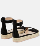 Gianvito Rossi - Suede espadrille sandals