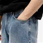 Fucking Awesome Men's Fecke Baggy Denim Jeans in Stone Washed Light Denim