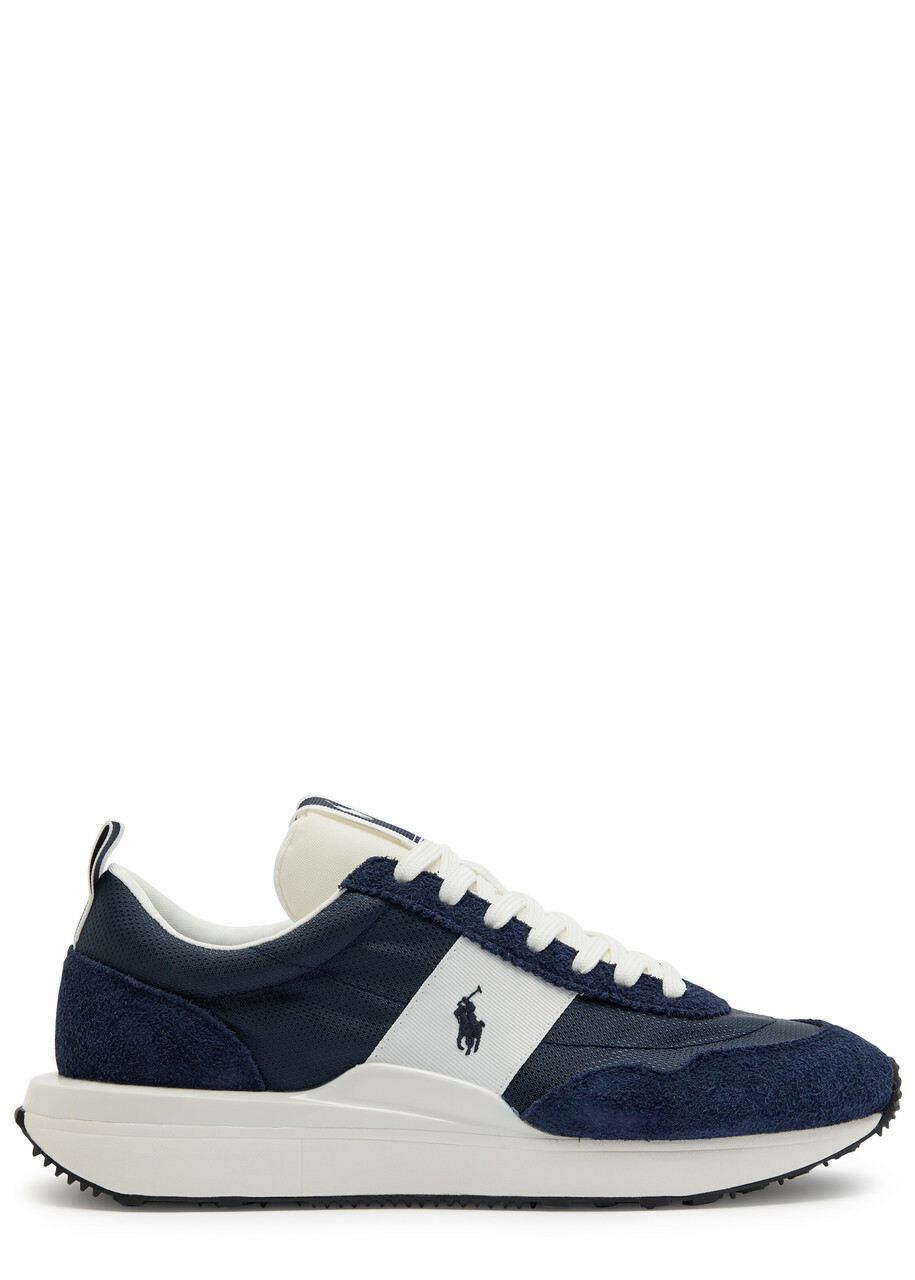 Polo Ralph Lauren Train 89 Panelled Mesh Sneakers Navy