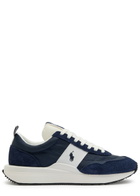 Polo Ralph Lauren Train 89 Panelled Mesh Sneakers Navy