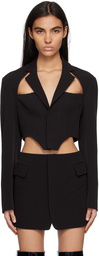 lesugiatelier Black Cutout Blazer