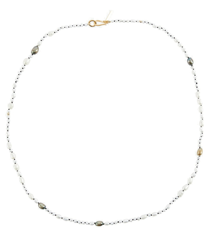 Photo: Sophie Buhai Mermaid necklace with freshwater pearls and 18kt gold-plated silver beads