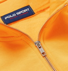Polo Ralph Lauren - Logo-Print Fleece-Back Jersey Half-Zip Sweatshirt - Yellow