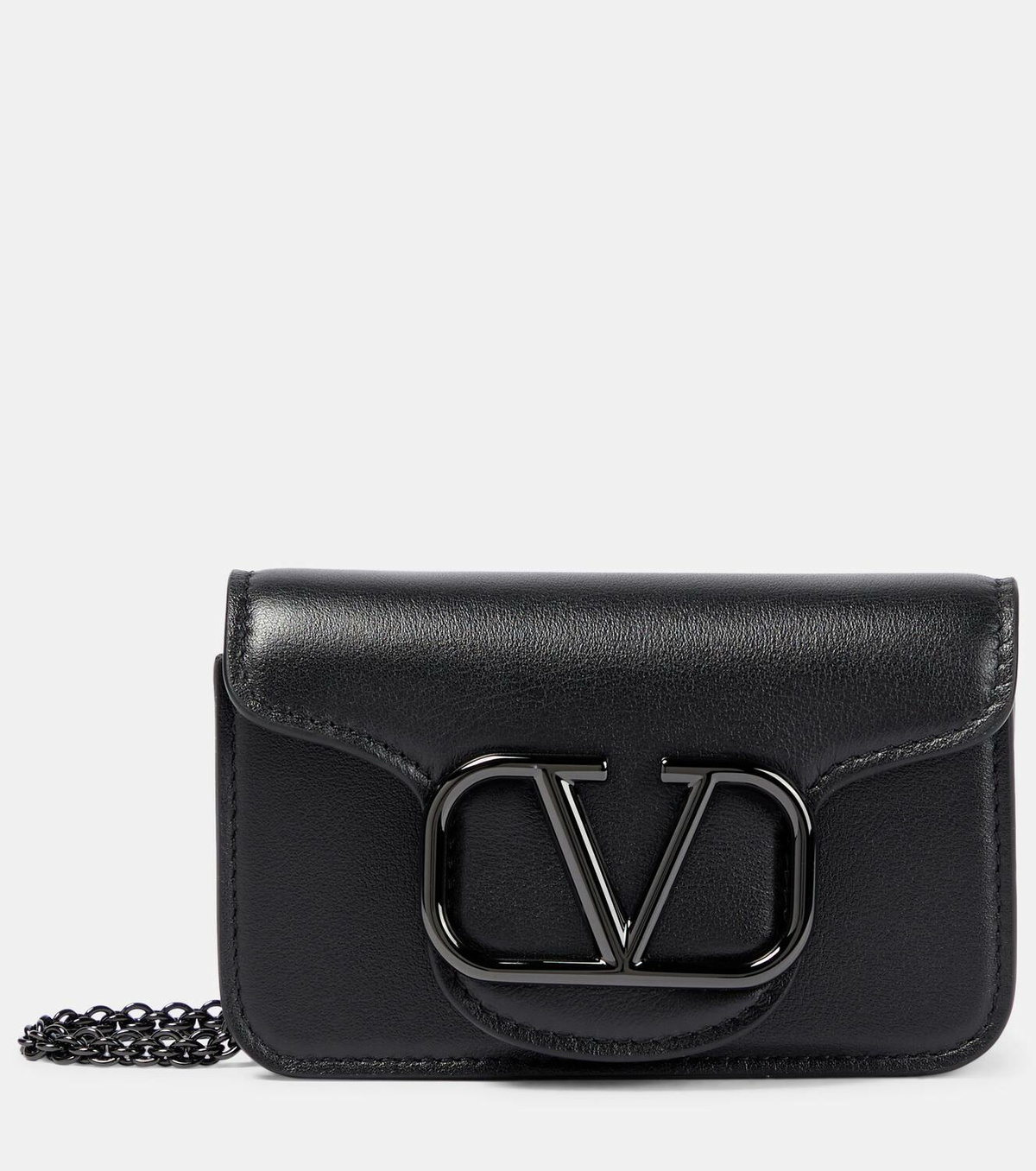 【VALENTINO】LOCO MINI SHOULDER BAG Valentino Garavani - Locò Small Dark Denim Jewel VLogo