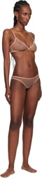 Yasmine Eslami Beige Jeanne Soft Bra