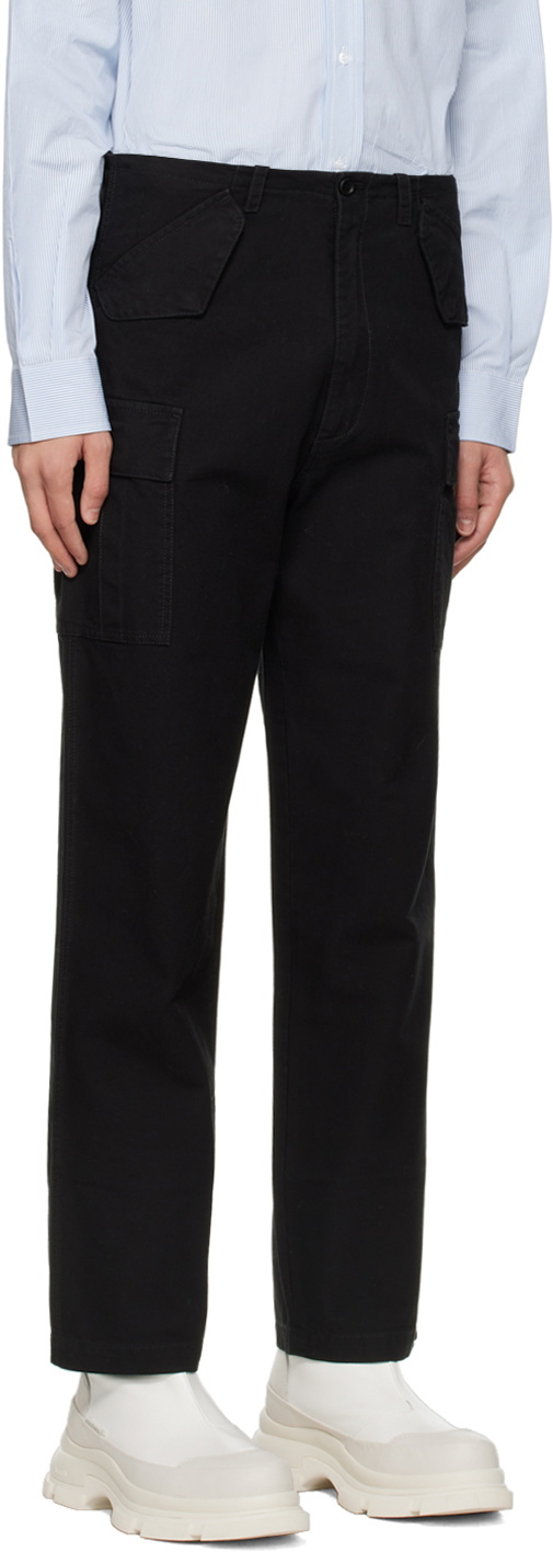 Winnie New York Black Zip Cargo Pants