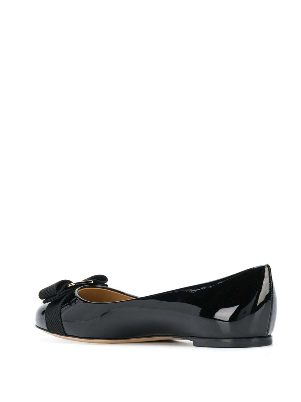 FERRAGAMO - Varina Patent Leather Ballet Flats Salvatore Ferragamo