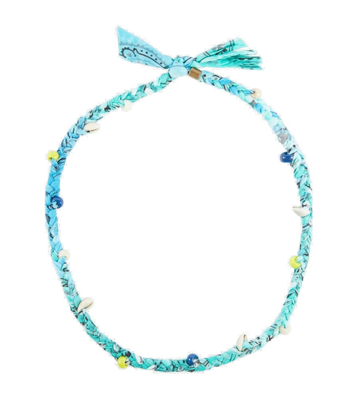 Photo: Alanui - Bandana necklace with beads and shells