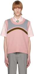 Insatiable High SSENSE Exclusive Pink Marshmallow Dasher Vest