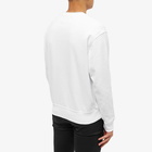 Calvin Klein Men's Stacked Logo Crew Sweat in Bright White