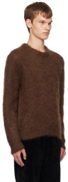 Solid Homme Brown Crewneck Sweater
