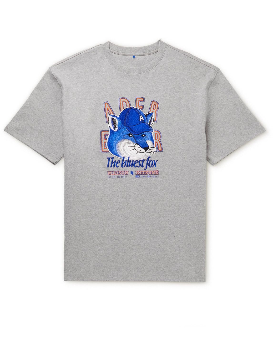 Maison Kitsuné - Ader Error The Bluest Fox Logo-Embroidered