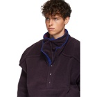 Y/Project Purple Fleece Pop-Up Sweater