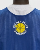 Mitchell & Ness Nba Reversible Mesh Practice Tank Vintage Logo Warriors Blue Jerseys