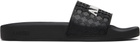 AMIRI Black MA Quad Pool Slides