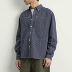 Larriet Men's Grant Shirt in Navy Check