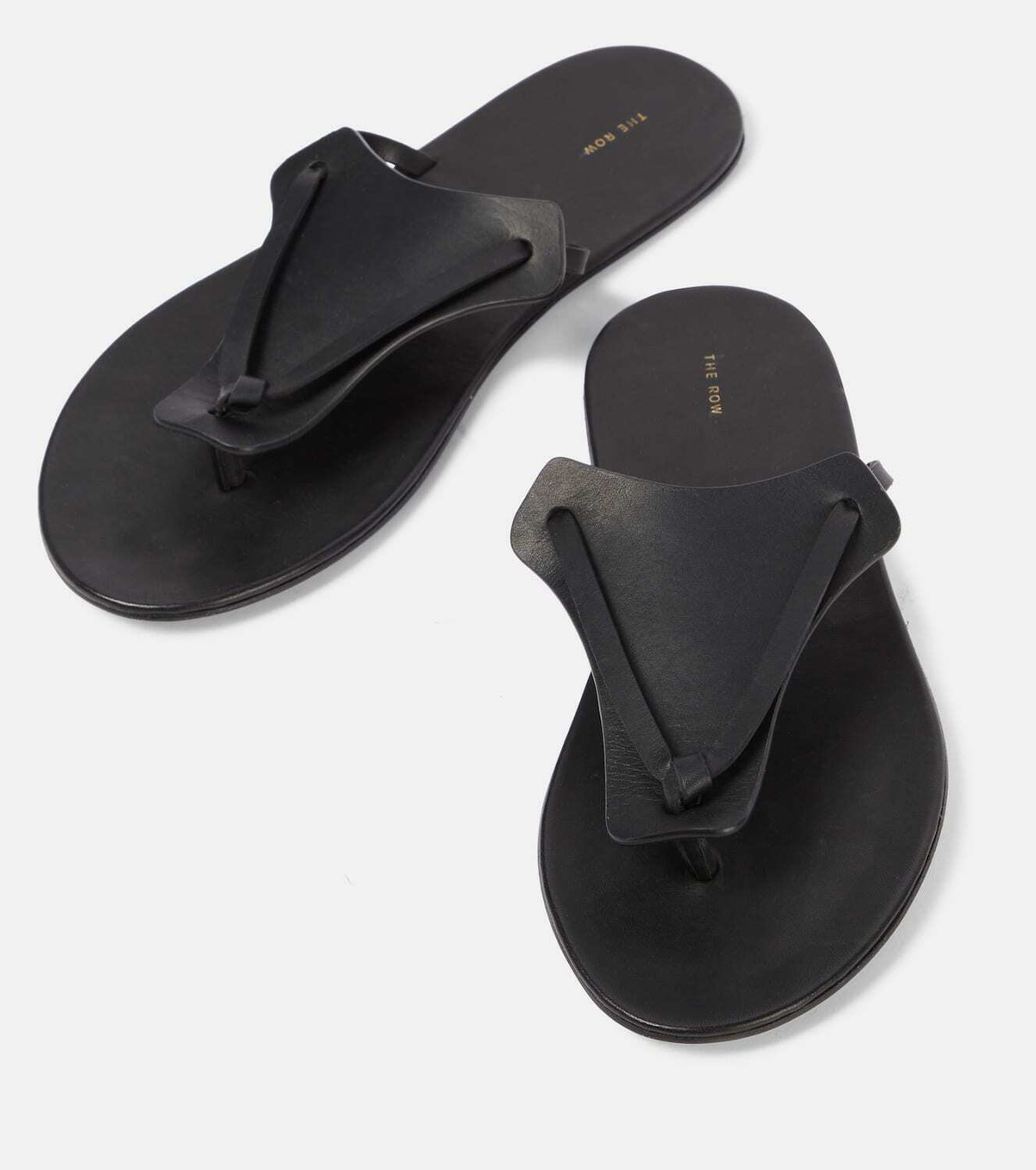 The Row Helena leather thong sandals