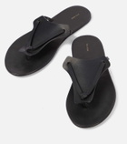 The Row Helena leather thong sandals