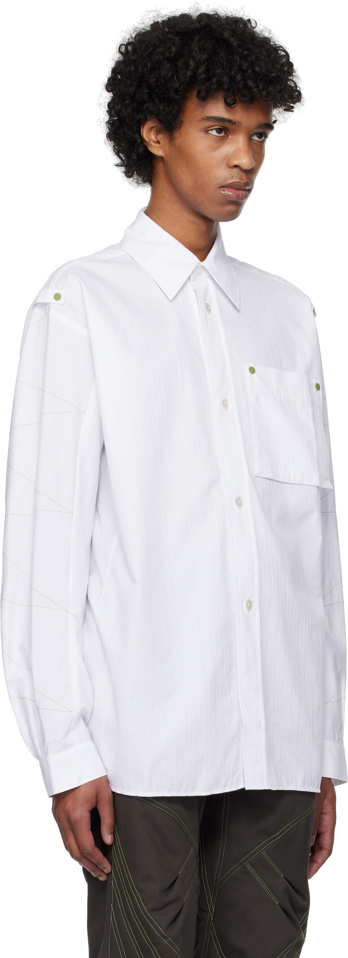 Kiko Kostadinov White Solva Shirt Kiko Kostadinov