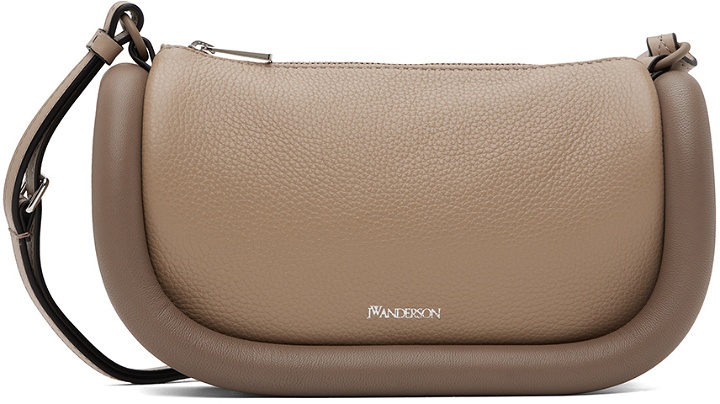 Photo: JW Anderson Taupe Bumper-12 Leather Crossbody Bag