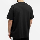Palm Angels Men's Neck Logo T-Shirt in Black