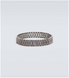 Shay Jewelry Rail Link 18kt black gold bracelet with diamonds