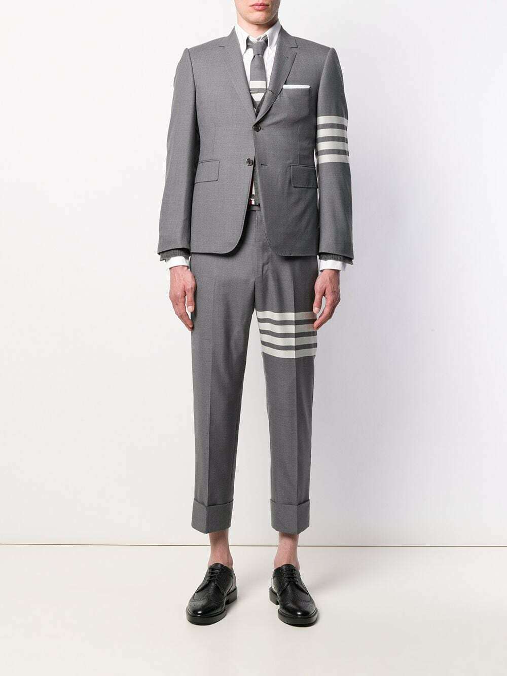 ジャケット Thom Browne 4Bar Single-Breasted Wool Jacket THOM BROWNE | Single Breasted 4 Bar Wool Blazer | Women